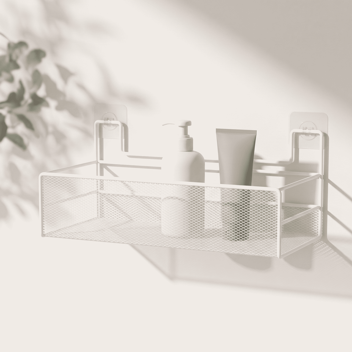AVELLO No-Drill Shower Organizer – Modern Bathroom Shelf