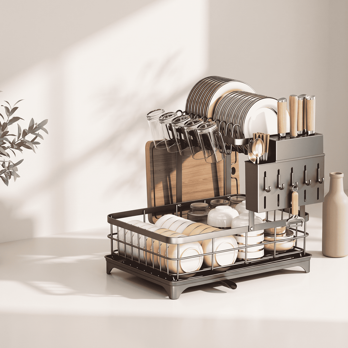 AVELLO™ FlowDrain Dish Organizer