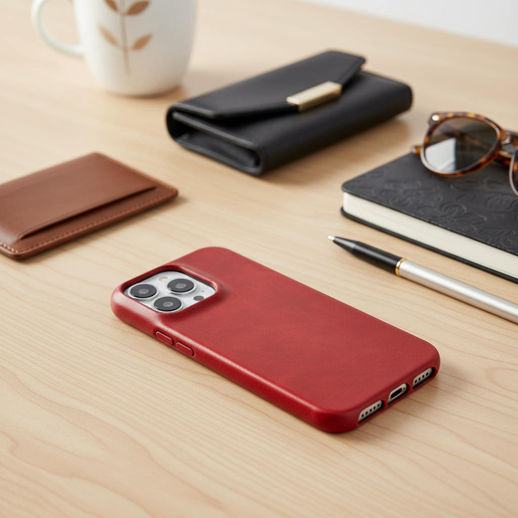 Oil Wax Leather iPhone Case