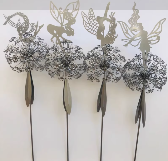 Dancing Steel Fairy Statue