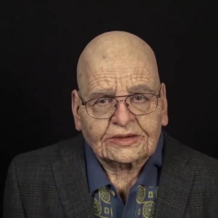 Creepy Old Man Latex Mask
