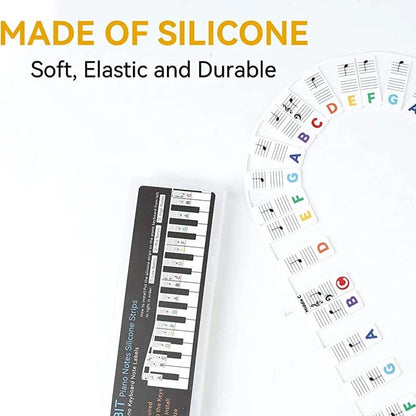 Removable Piano Note Labels