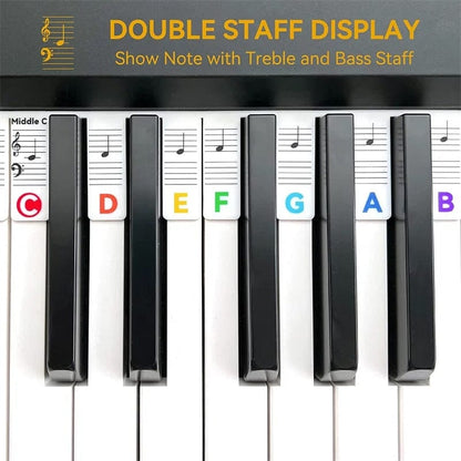 Removable Piano Note Labels