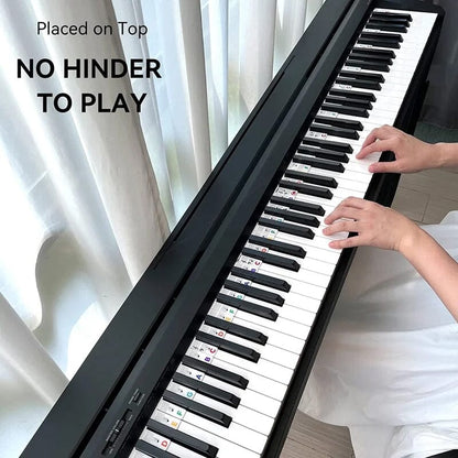 Removable Piano Note Labels