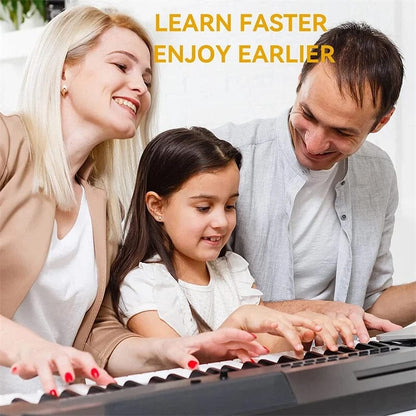 Removable Piano Note Labels