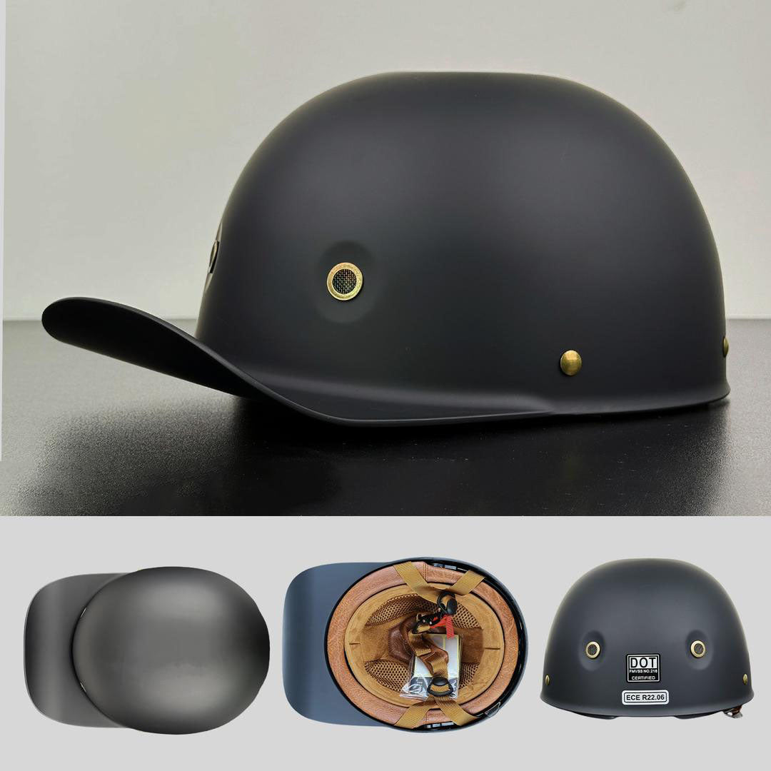 Moto Baseball Half Helmet