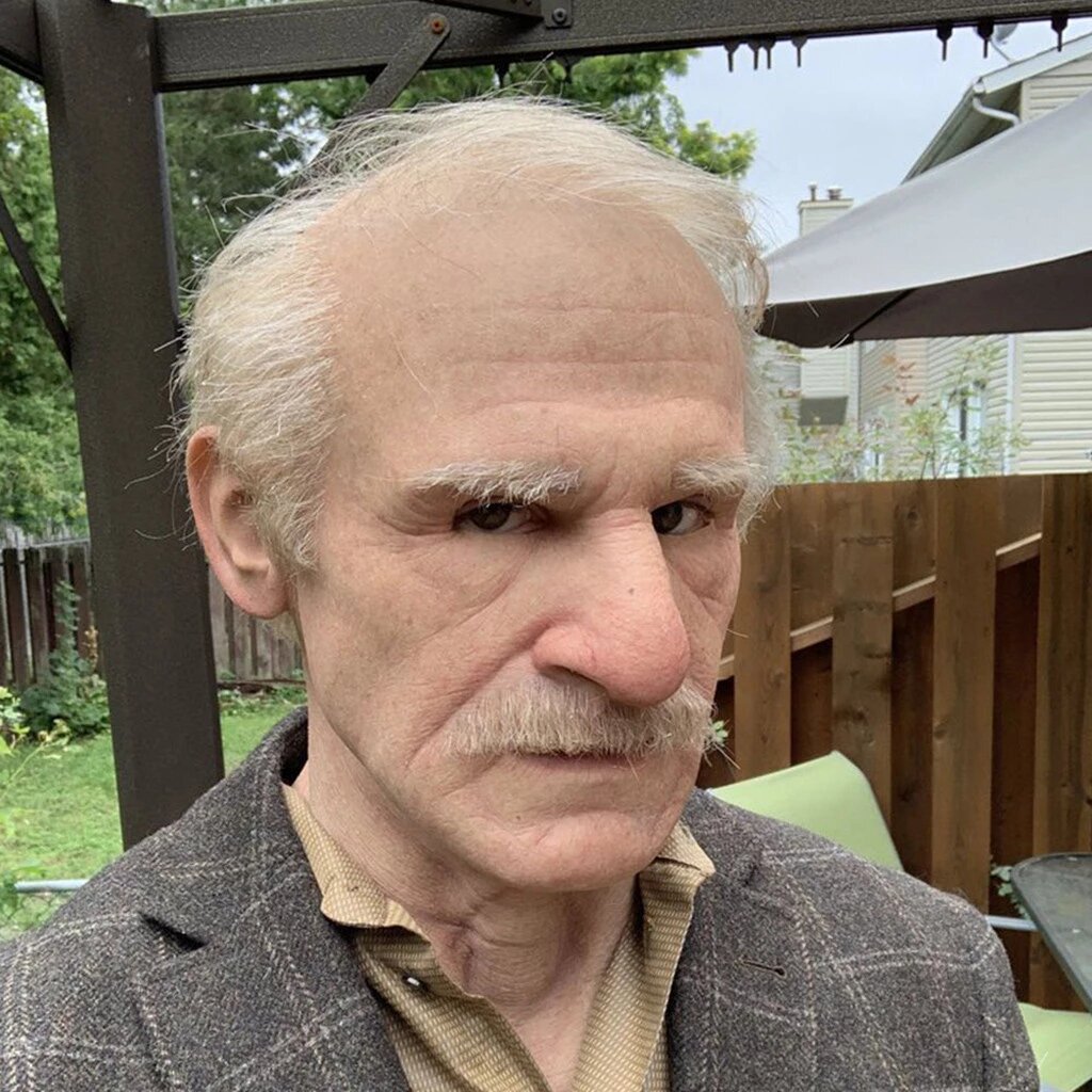 Creepy Old Man Latex Mask