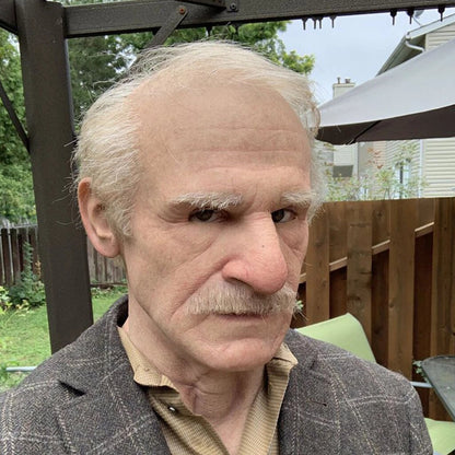 Creepy Old Man Latex Mask
