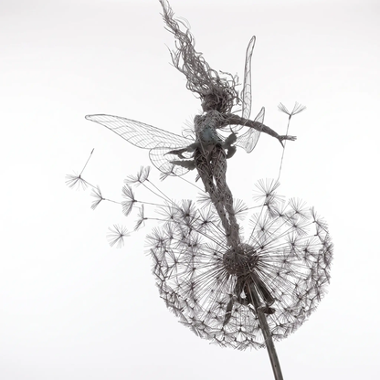 Dancing Steel Fairy Statue