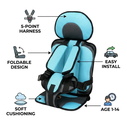 Foldable Child Booster Seat
