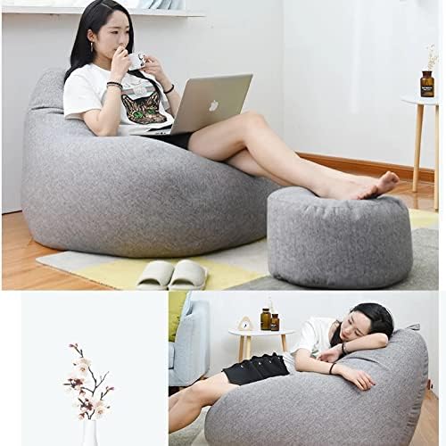 Luxury Linen Bean Bag