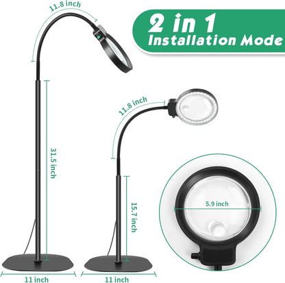 Full-Page LED Magnifying Lamp