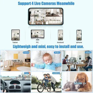 Mini Magnetic WiFi Camera