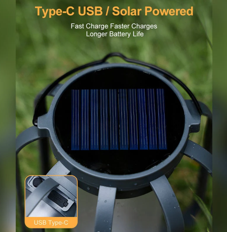 Flickering Solar Garden Light