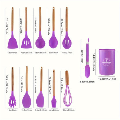 12-Piece Silicone Utensil Set