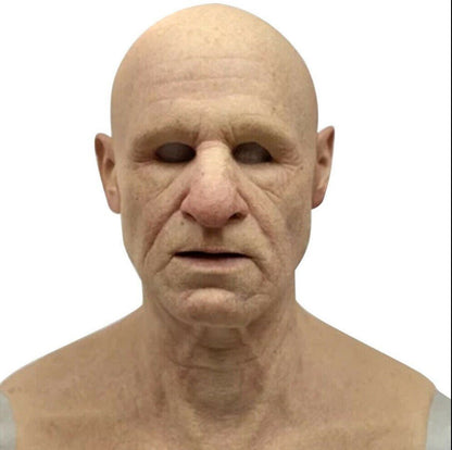 Creepy Old Man Latex Mask