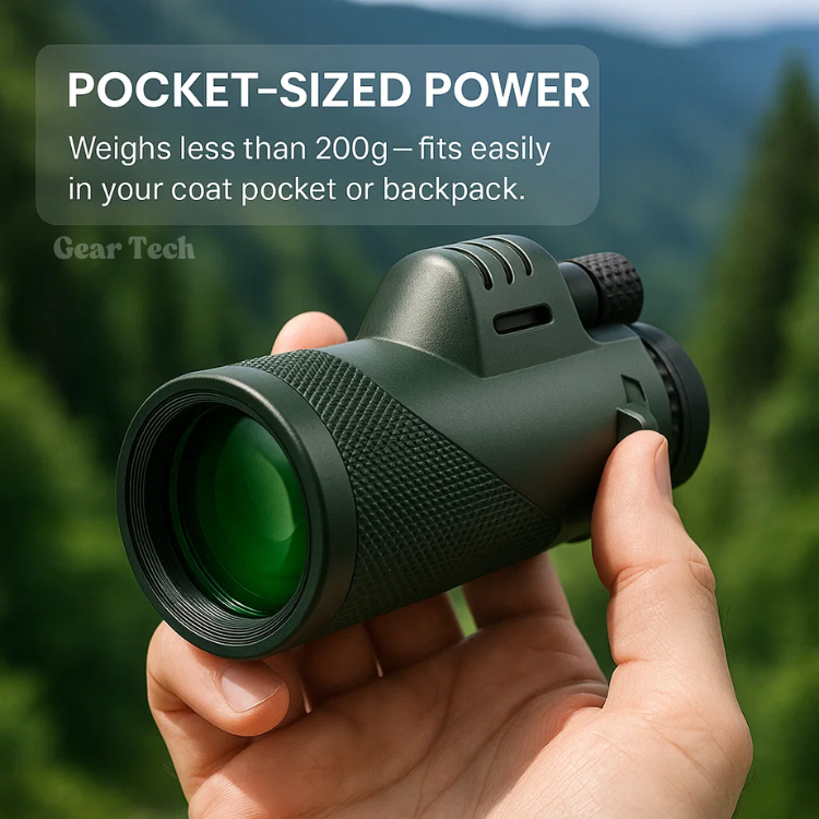 Compact Ultra-Zoom Monocular