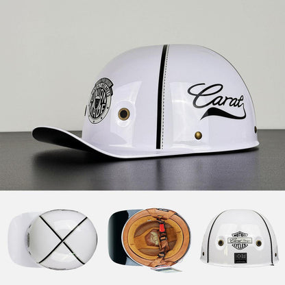 Moto Baseball Half Helmet