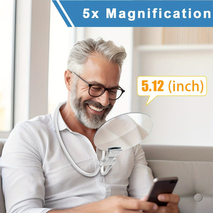 Hands-Free Neck Magnifier