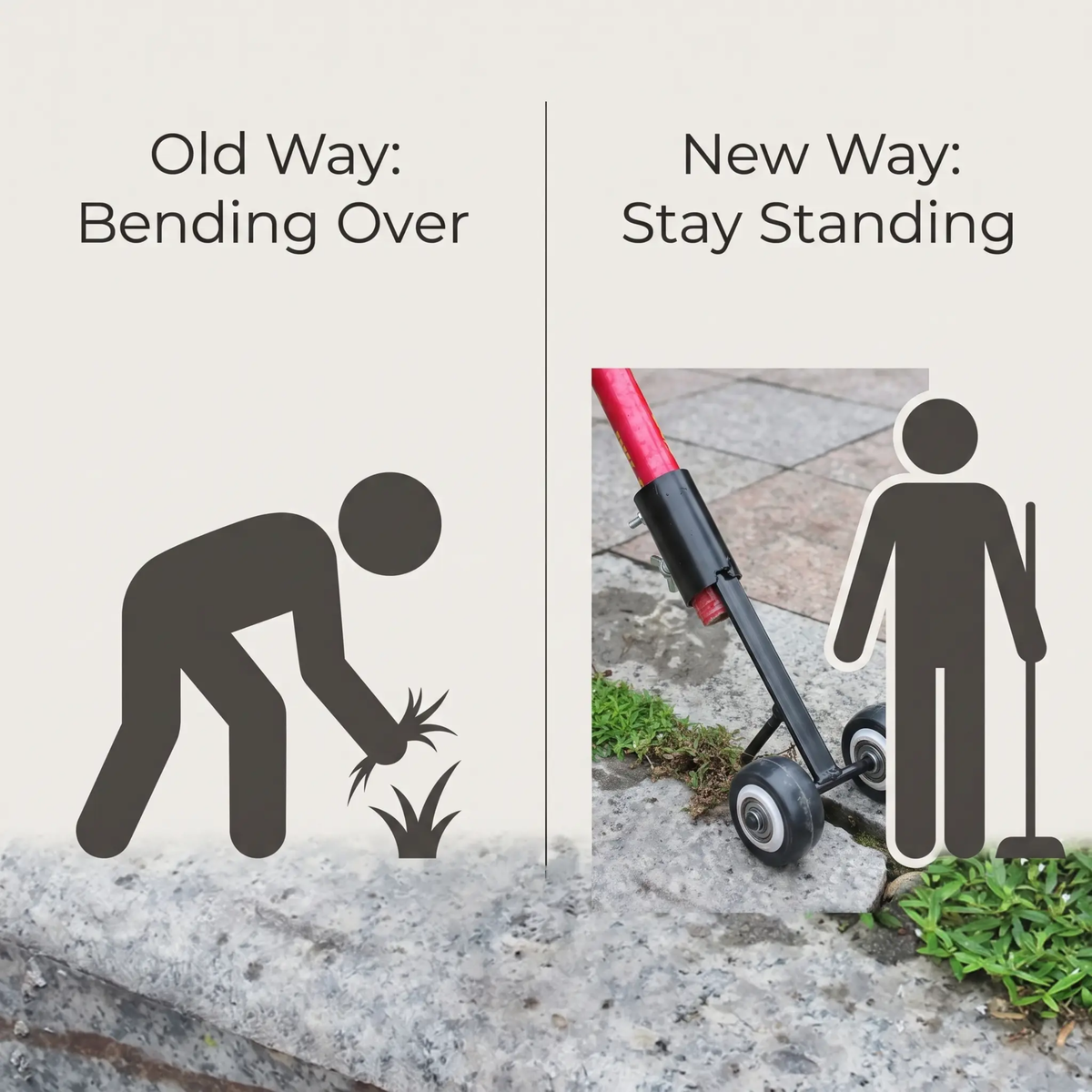 Strong Gap Weeder Tool