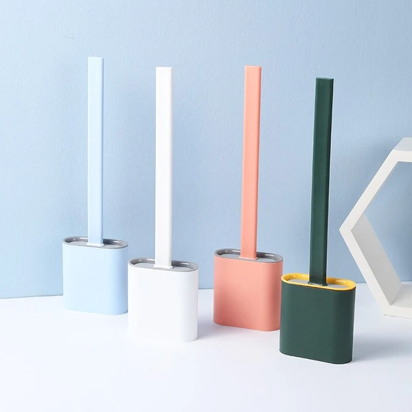 Silicone Toilet Brush with Holder
