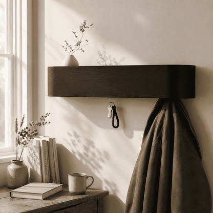 Wall Key Holder with Shelf
