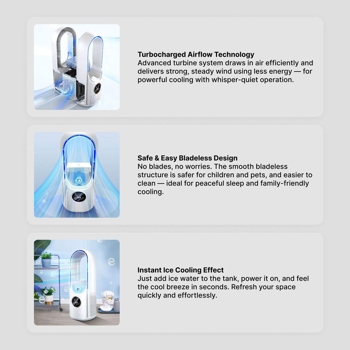 Bladeless Portable Air Conditioner