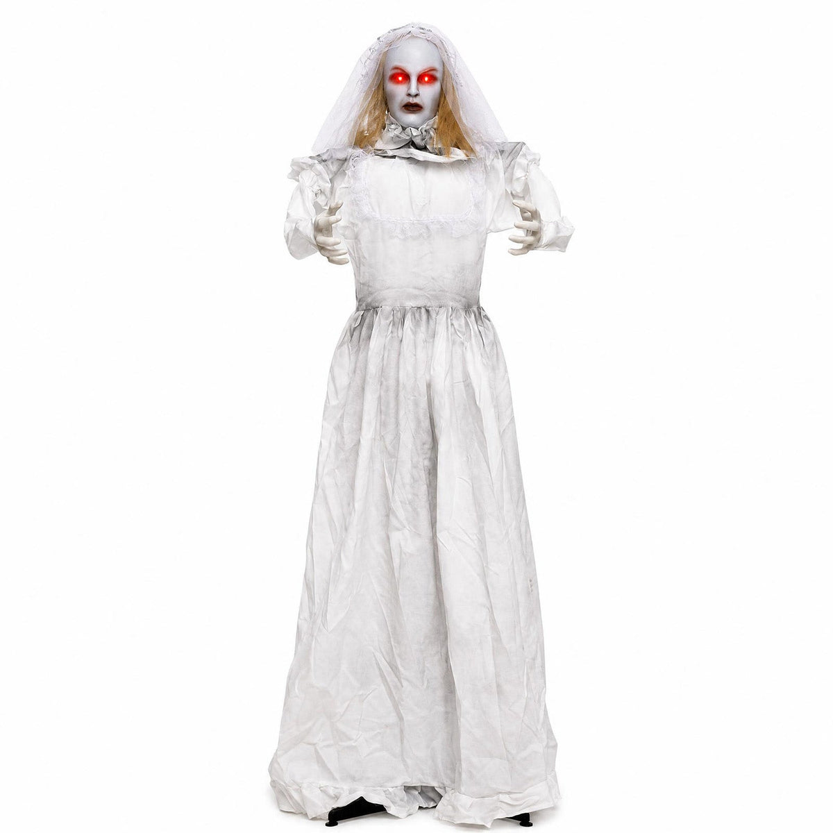5.7 Ft Animated Ghost Bride with Turning Head