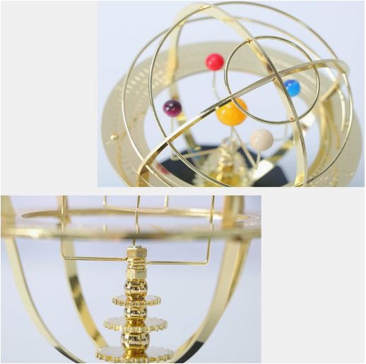 Handcrafted Brass Orrery Model