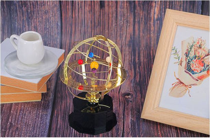 Handcrafted Brass Orrery Model