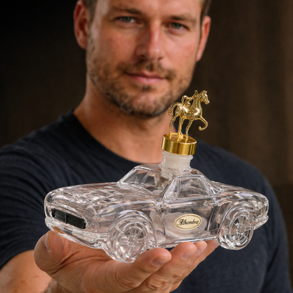 Car-Shaped Glass Whiskey Decanter