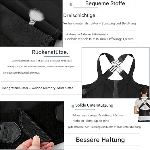 Adjustable Posture Support Brace