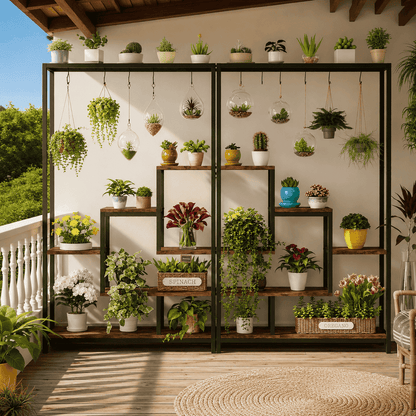 Multi-Tier Metal Plant Stand