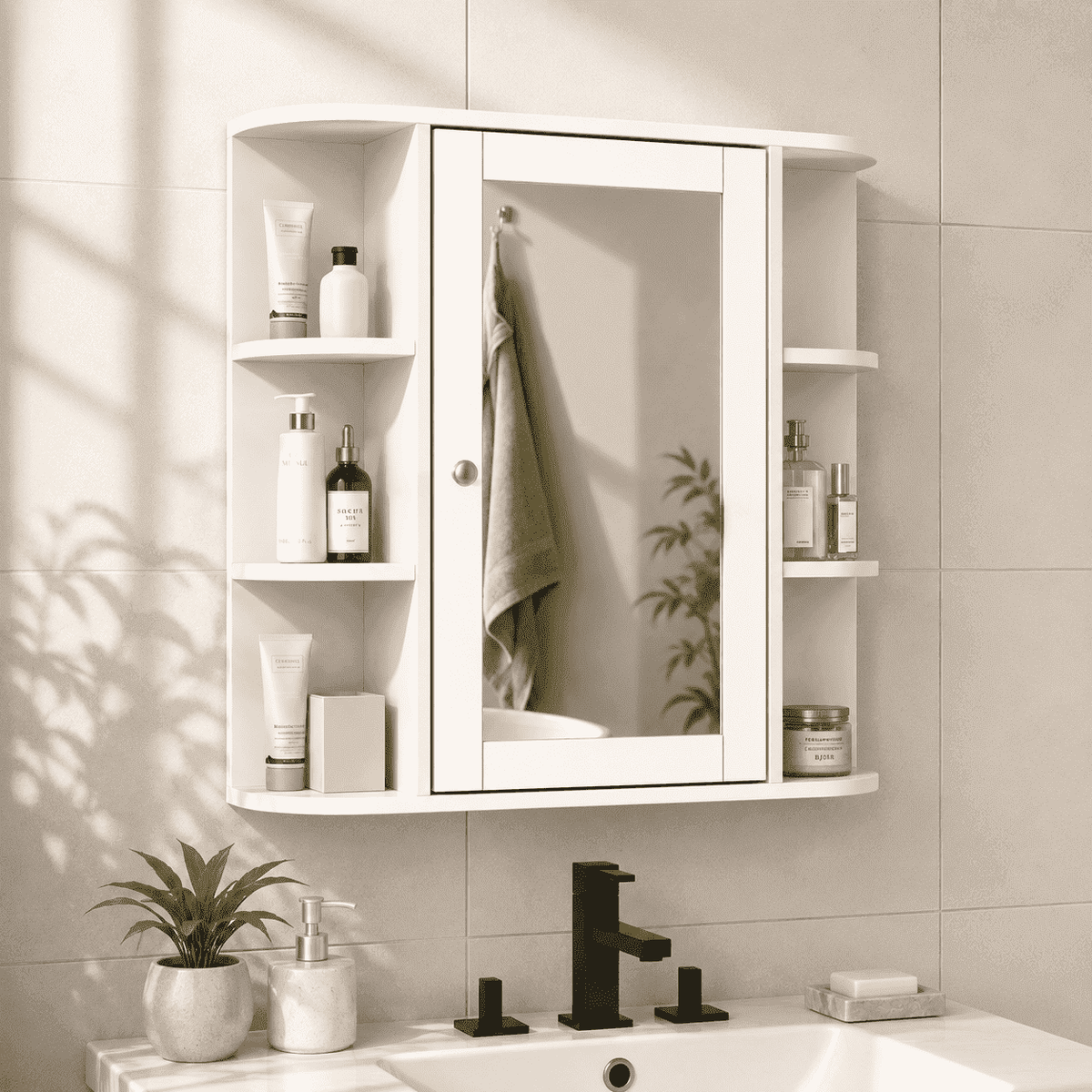 Mirrored Bathroom Cabinet