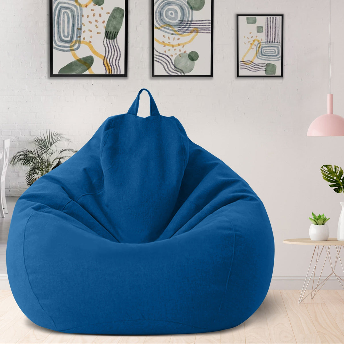 Linen Bean Bag Chair Cover