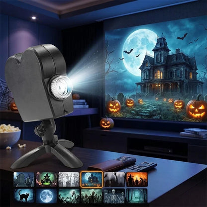 Halloween Projector with 12 Animated Scenes