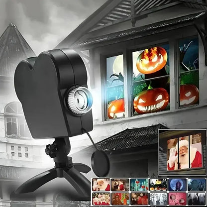 Halloween Projector with 12 Animated Scenes