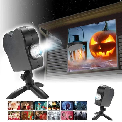 Halloween Projector with 12 Animated Scenes