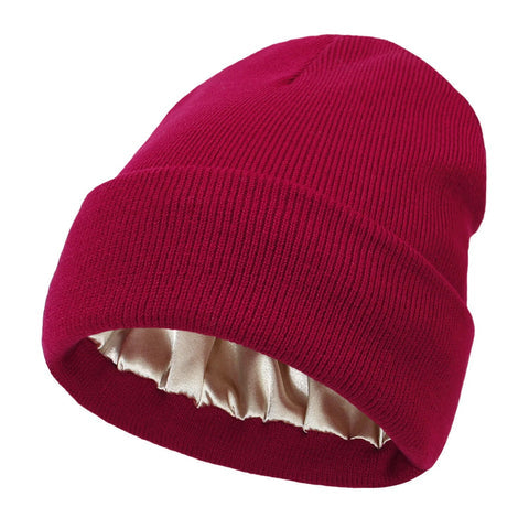 Silk-Lined Wool Winter Hat