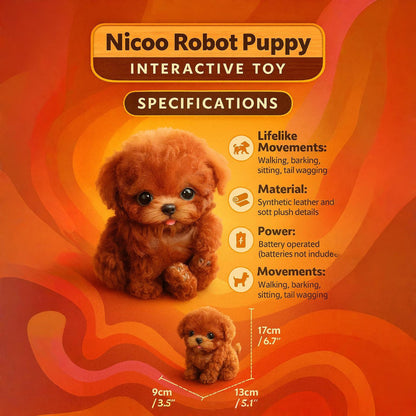 Interactive Robot Puppy Toy