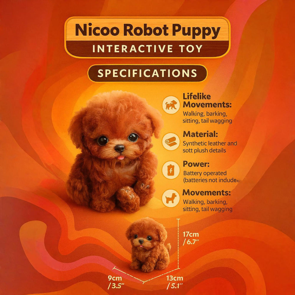 Lifelike Robot Puppy Toy