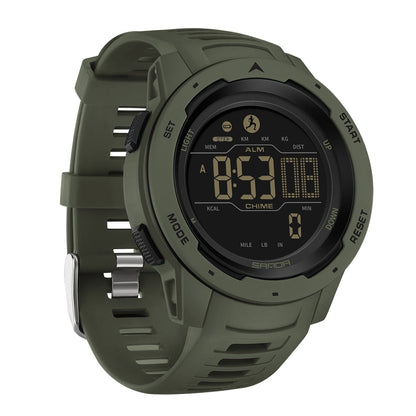 Waterproof Military Pedometer Watch