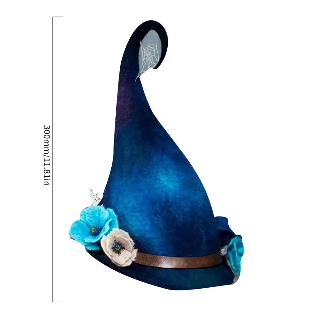 Wide Brim Felt Witch Hat - 5 Designs