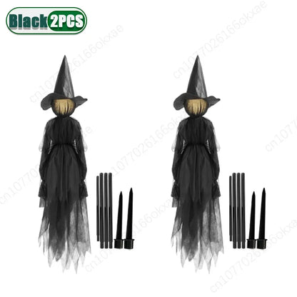 Sound Activated Light Up Witch or Ghost Decor