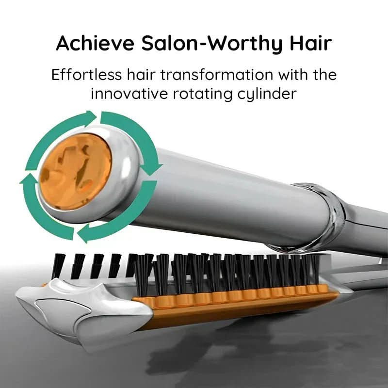 2-in-1 Rotating Styling Brush