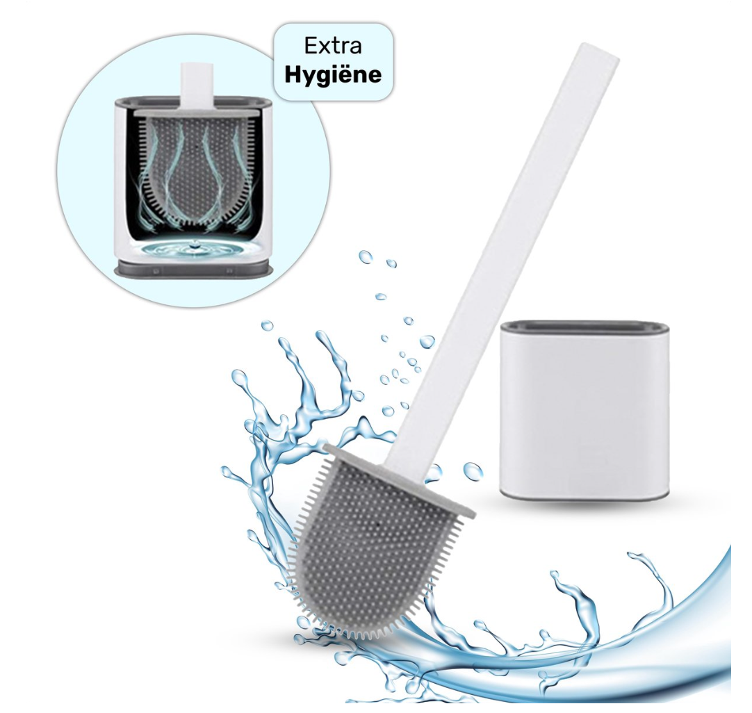 Silicone Toilet Brush with Holder