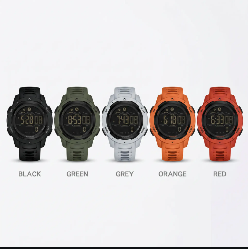Waterproof Military Pedometer Watch