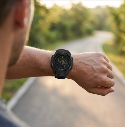 Waterproof Military Pedometer Watch