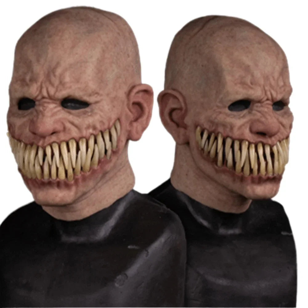 Latex Monster Teeth Mask - Long or Short Jaw