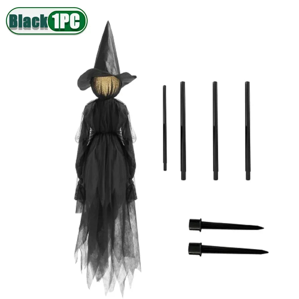 Sound Activated Light Up Witch or Ghost Decor
